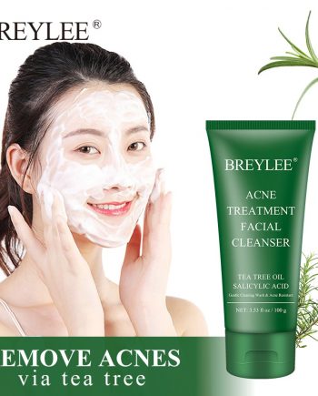 BREYLEE Deep Clean Tea Tree Face Wash Facial Cleanser Cream 100g