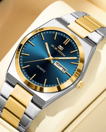 Luxury Business Men's Wristwatch Waterproof Stainless Steel