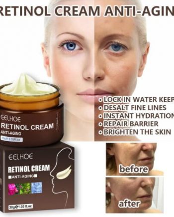 EELHOE Retinol Cream Anti-Aging Wrinkle Lightening Skin Moisturizing Facial Skin Cream Firming Lift